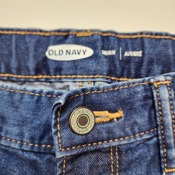 Old Navy Adjustable Waist Denim Jeans Boys Size 14 - Picture 7 of 9
